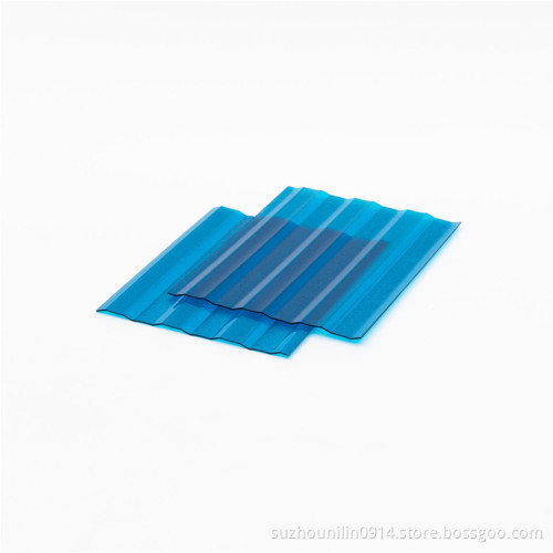 High quality PC embossed and corrugated sheet